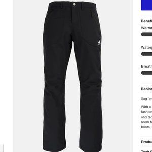 BURTON WOMEN'S VIDA STRETCH 2L PANTS - Size M